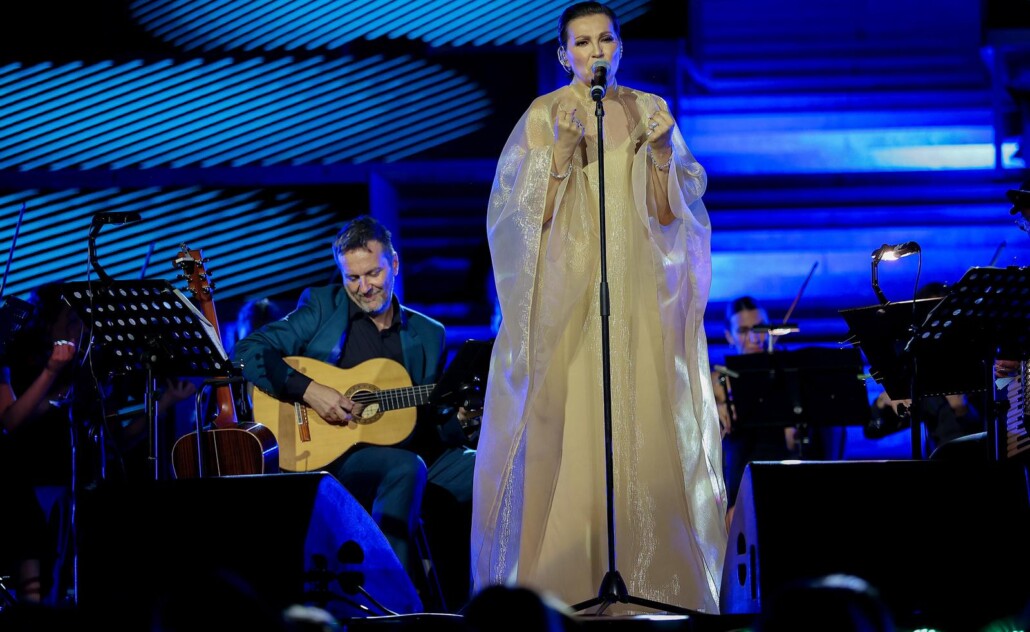 Nina Badrić i Ante Gelo na Melodijama Jadrana u Splitu Nina Badrić i Ante Gelo na Melodijama Jadrana u Splitu