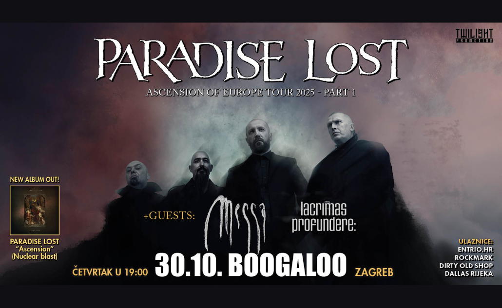 Paradise Lost, Messa & Lacrimas Profundere u Boogaloou