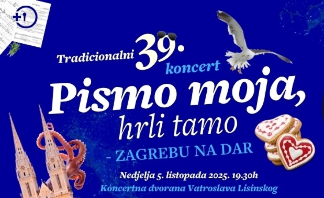 Pismo moja, hrli tamo - Zagrebu na dar - Klape pobjednice 59. FDK Omiš