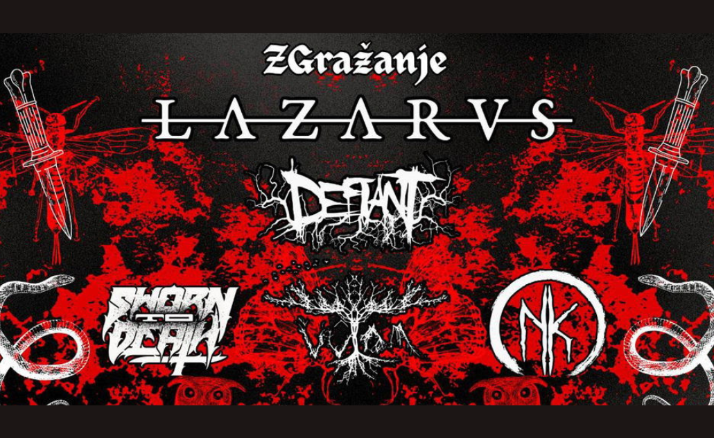 Manifest crnila - ZGražanje: Lazarvs, Vûlom, Sworn to Death, Enkor, Defiant