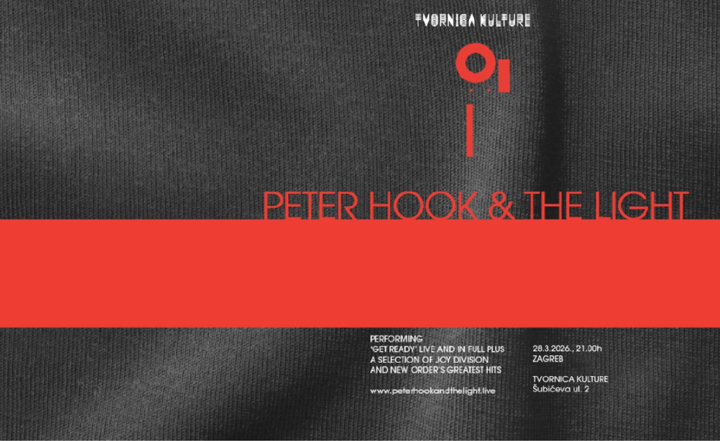 Peter Hook & The Light u Tvornici kulture