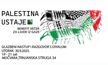 Palestina ustaje: Benefit večer s Diyalom za ljude iz Gaze