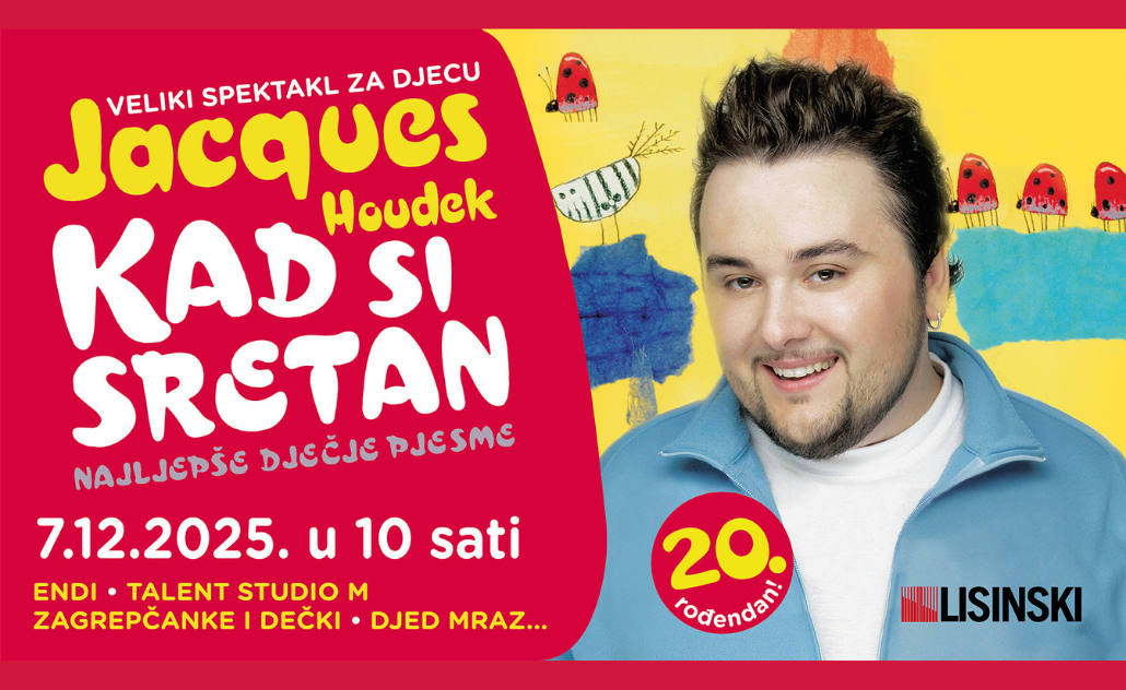 Jacques Houdek: Kad si sretan – 20. rođendan