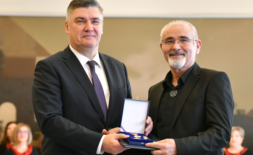 Zoran Milanović i Slavko Nedić / Foto: Ured predsjednika Republike Hrvatske / Tomislav Bušljeta, Ana Marija Katić Slavko