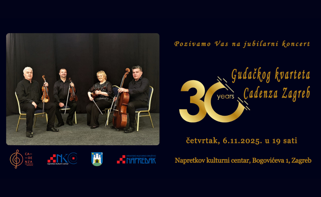 Gudački kvartet Cadenza u HKD Napredak