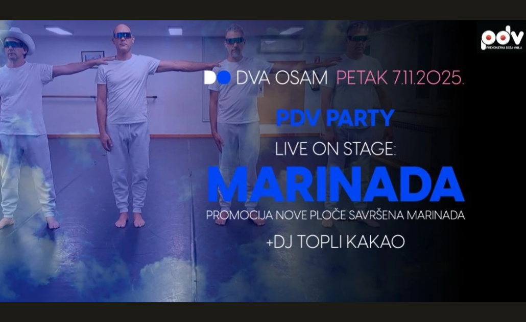 PDV Party: Marinada + DJ Topli kakao