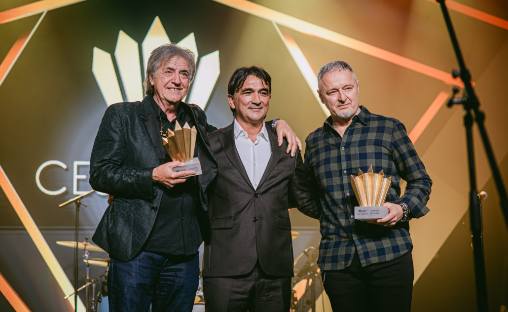 Nenad Ninčević, Zlatko Dalić, Marko Perković Thompson