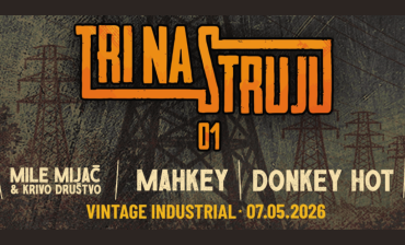 Tri na struju: Mahkey, Mile Mijač i Donkey Hot u Vintage Industrial Baru