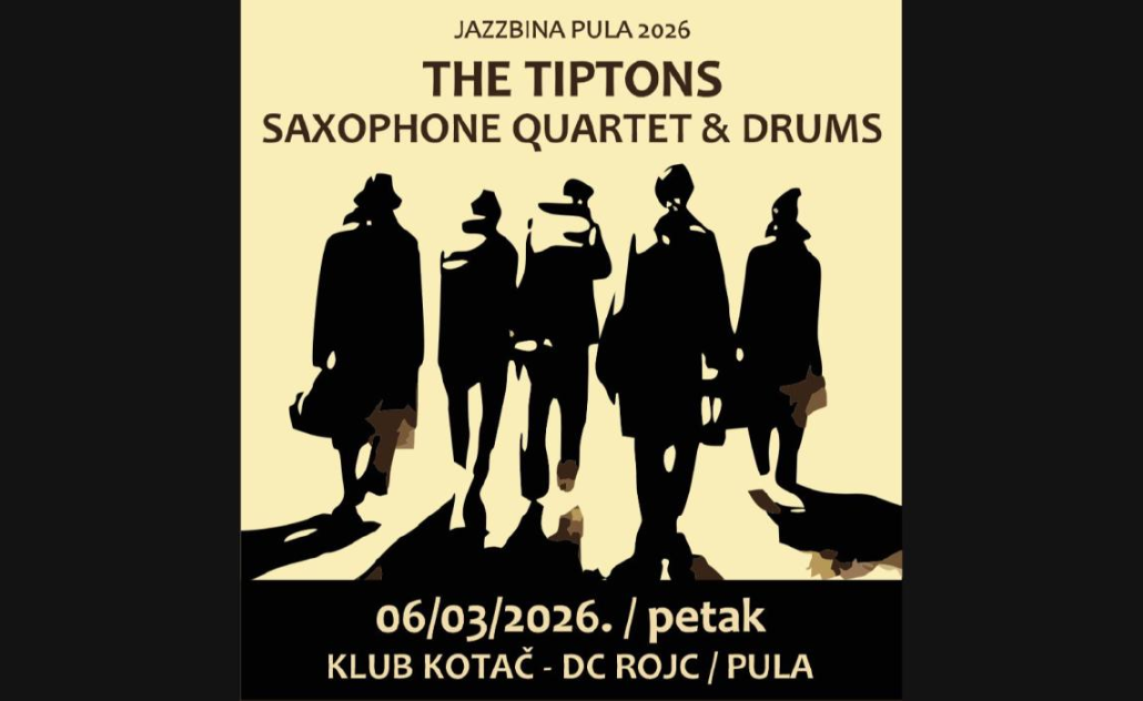 Jazzbina Pula 2026: The Tiptons Sax Quartet & Drums
