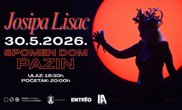 Josipa Lisac u Spomen domu Pazin