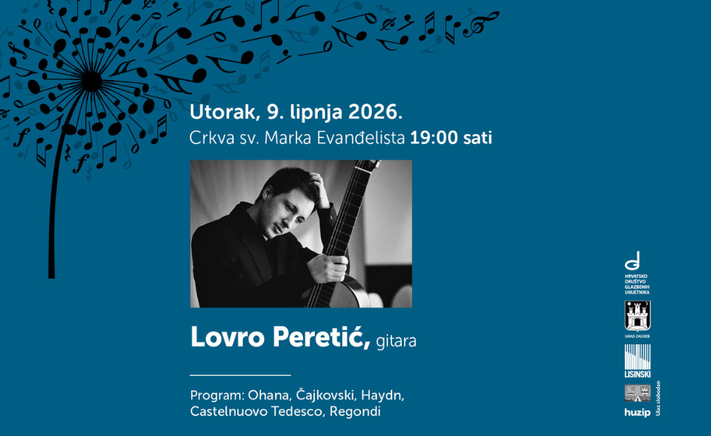 Glazbeni umjetnici Zagrebu: Lovro Peretić