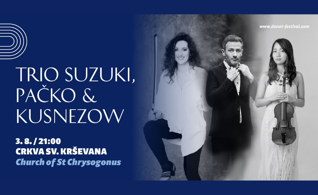 66. Glazbene večeri u sv. Donatu: Suzuki, Pačko & Kusnezow