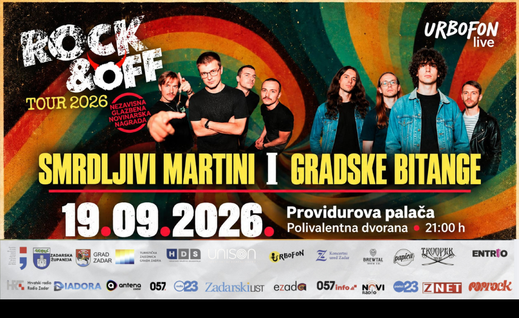 Rock&Off Tour stiže u Zadar