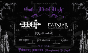 Gothic Metal Night: Embrio i Ewiniar - Primarius pivovara